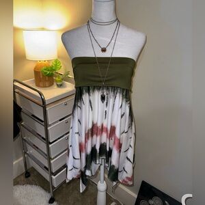 Boho Tie Dye Inspired versatile Skirt /  Shirt  / Dress